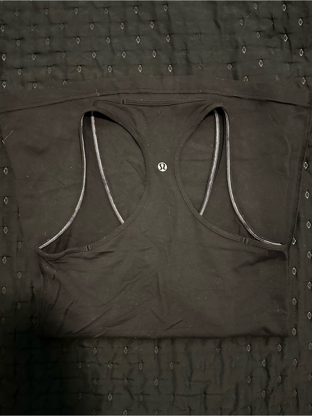 Lululemon Black Racerback Tank Top
